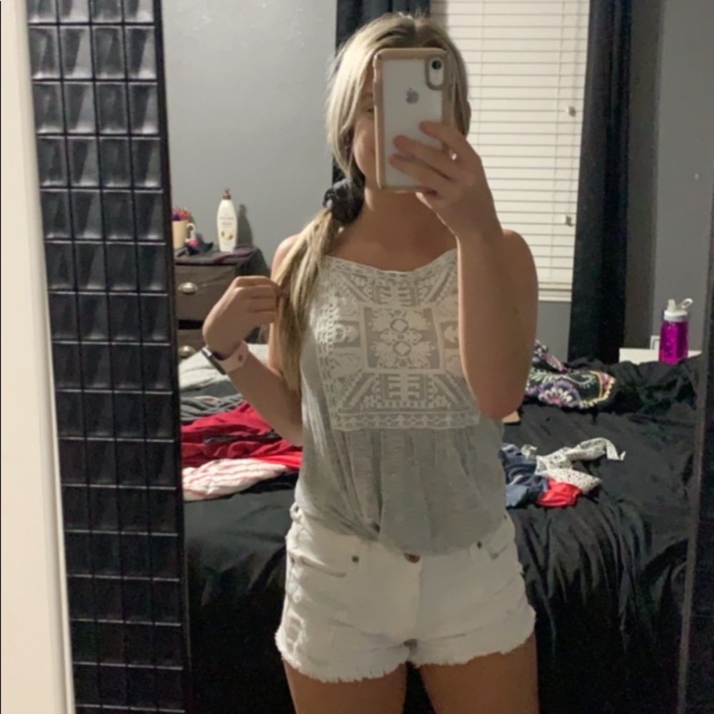 striped summer tank!! barely worn